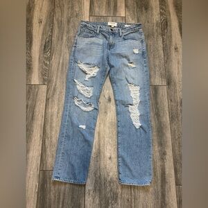 Frame Women’s Distressed Ankle Jeans